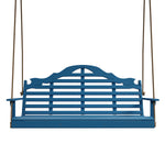 Keystone Amish Co. 5 Foot Milan Porch Swing, Carribean Blue