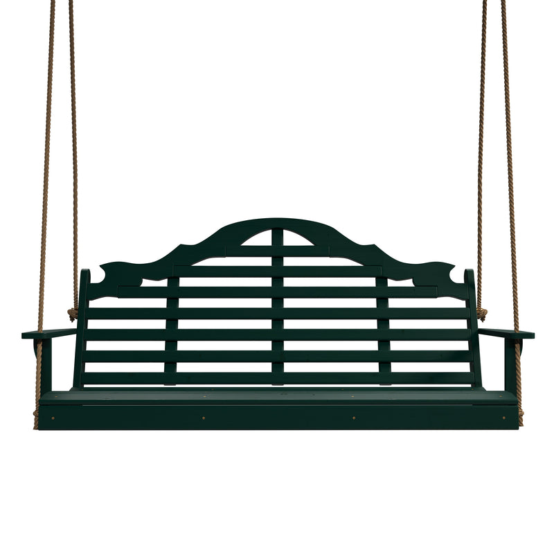 Keystone Amish Co. 5 Foot Milan Porch Swing, Dark Green