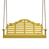 Keystone Amish Co. 4 Foot Milan Porch Swing, Yellow