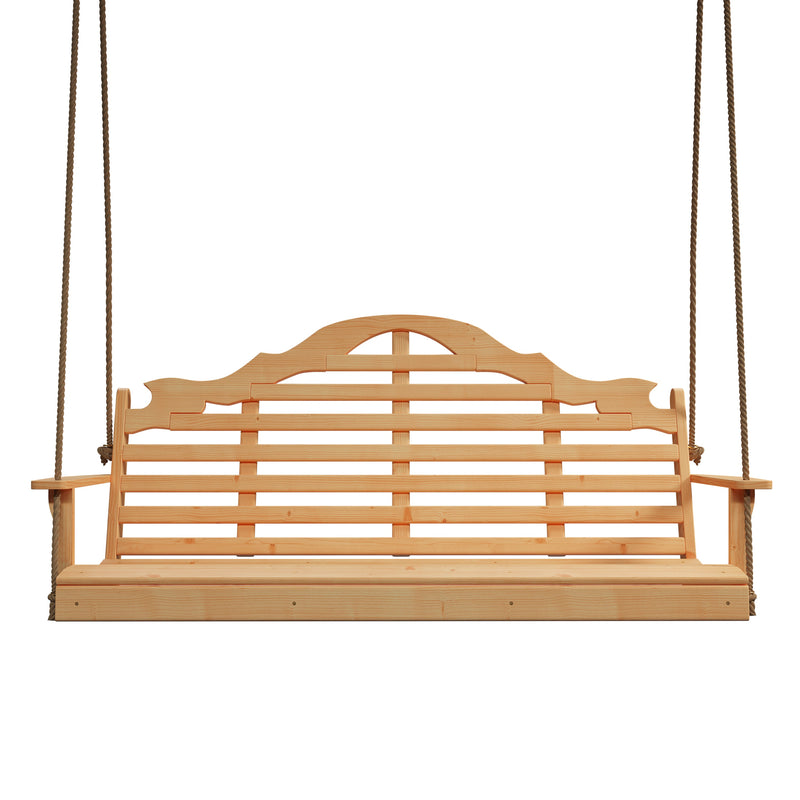Keystone Amish Co. 4 Foot Milan Porch Swing, Unfinished