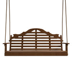 Keystone Amish Co. 5 Foot Milan Porch Swing, Mushroom Stain