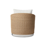 Maven Alessi Linen Outdoor Swivel Chair | ready to ship!