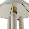 Medici Charcoal and White Marble Table Lamp | shipping 6/9/2025