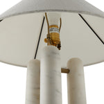 Medici Charcoal and White Marble Table Lamp | shipping 6/9/2025