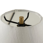 Medici Charcoal and White Marble Table Lamp | shipping 6/9/2025