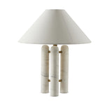 Medici Charcoal and White Marble Table Lamp | shipping 6/9/2025