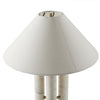 Medici Charcoal and White Marble Table Lamp | shipping 6/9/2025