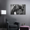 Melancholic French Bulldog Wall Art