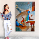 Canvas Print: "Melodic Abstraction"