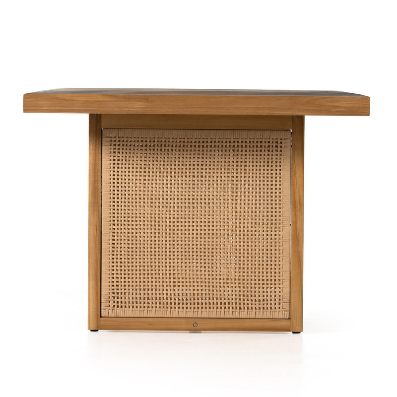 Merit Natural Teak-FSC Outdoor Dining Table-90" | ready to ship!