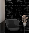 Aviation Wallpaper Mural. Featuring Military Jet and Airplane Patent Designs. #6732