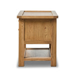 Millbrook Natural Light Oak Veneer Nightstand | ready to ship!