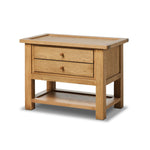 Millbrook Natural Light Oak Veneer Nightstand | ready to ship!