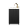 Millie Satin Drifted Black Veneer Double Vanity | ready to ship!