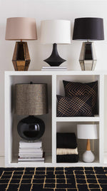 Baugo White Ceramic Table Lamp