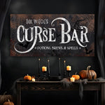 The Witch's Curse Bar Halloween Sign III