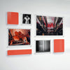 Mondrian 59" Double Panel Wallscape (Choose Your Color or Clear)