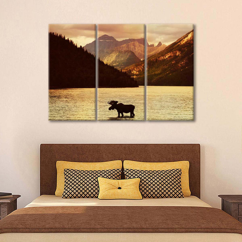 Lake Moose Wall Art