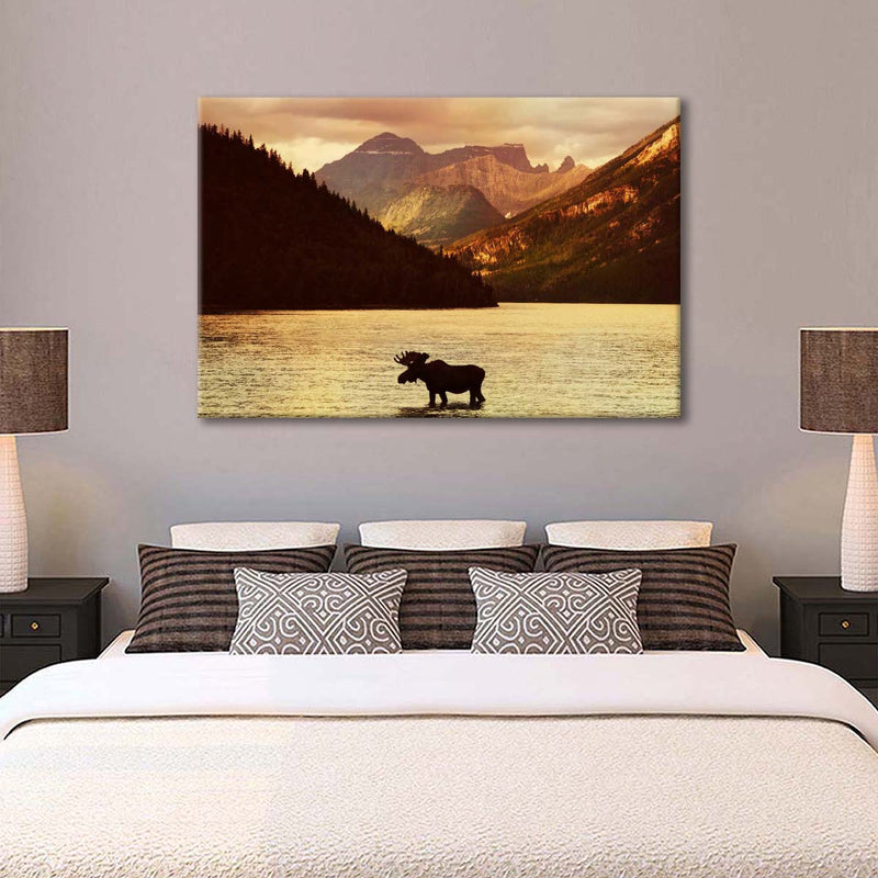 Lake Moose Wall Art