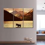 Lake Moose Wall Art