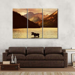 Lake Moose Wall Art