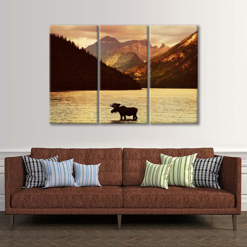 Lake Moose Wall Art