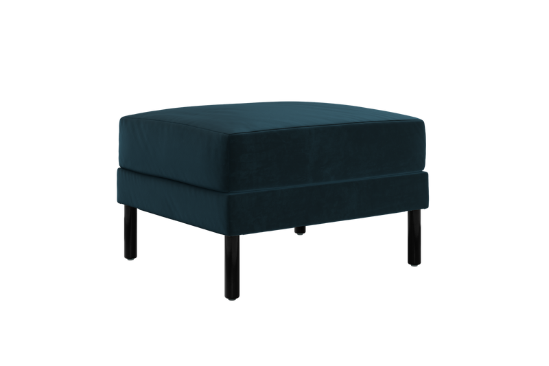 The Essential Ottoman in Recycled Velvet