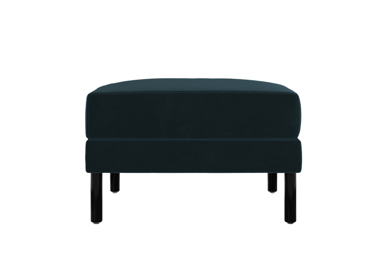 The Essential Ottoman in Recycled Velvet