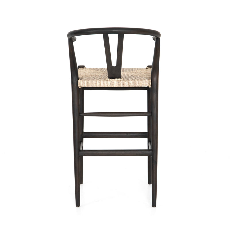 Muestra Counter + Bar Stool - Black Teak