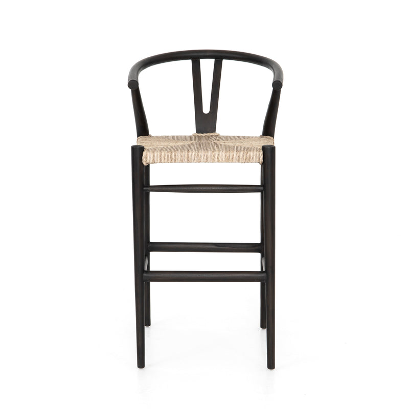 Muestra Counter + Bar Stool - Black Teak