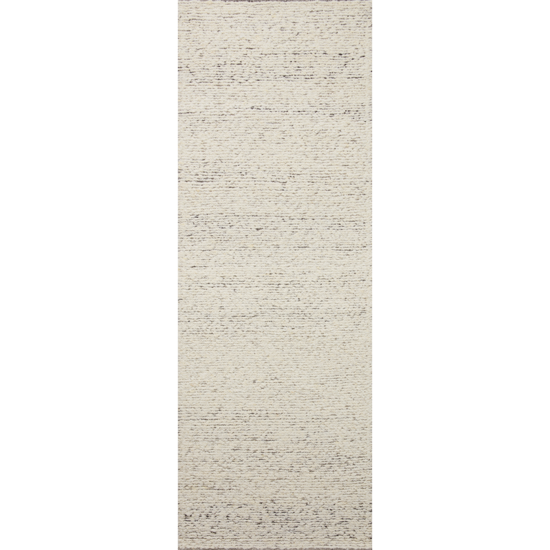 Mulholland Amber Lewis x Loloi Silver / Natural Hand-Knotted Rug