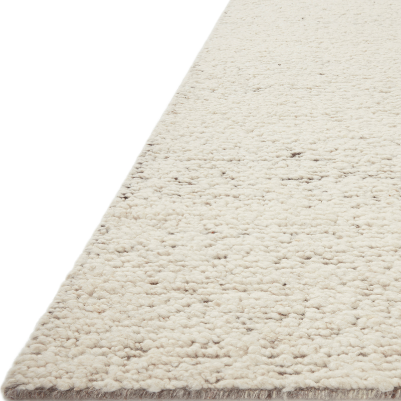 Mulholland Amber Lewis x Loloi Silver / Natural Hand-Knotted Rug