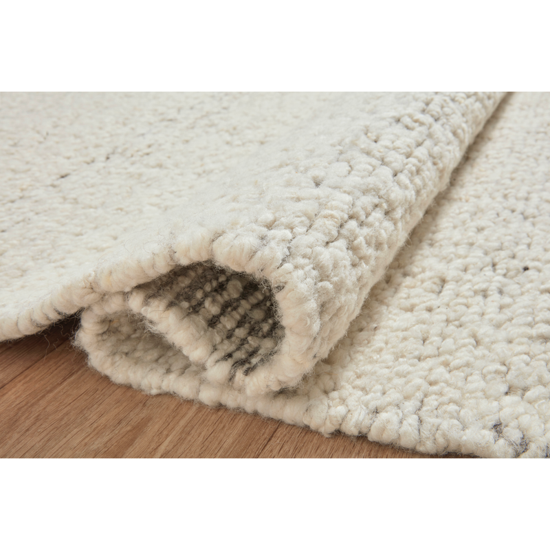 Mulholland Amber Lewis x Loloi Silver / Natural Hand-Knotted Rug