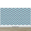 Seaside Chic Decor. Navy Blue and Teal Chevron Pattern Wallpaper. #6222