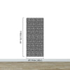 Abstract Maze Black and White Wallpaper Mural. #6739