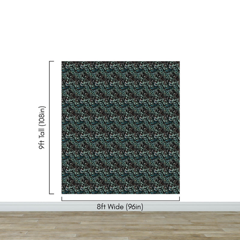 Green Fern Floral Botanical Pattern Wallpaper. #6685