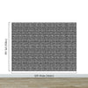 Abstract Maze Black and White Wallpaper Mural. #6739