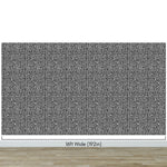 Abstract Maze Black and White Wallpaper Mural. #6739