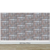 Modern Urban Wallpaper Decor. Metal Steel 3D Wall Mural. #6740
