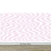 Pink Swirly Lines Abstract Wallpaper Mural. #6635