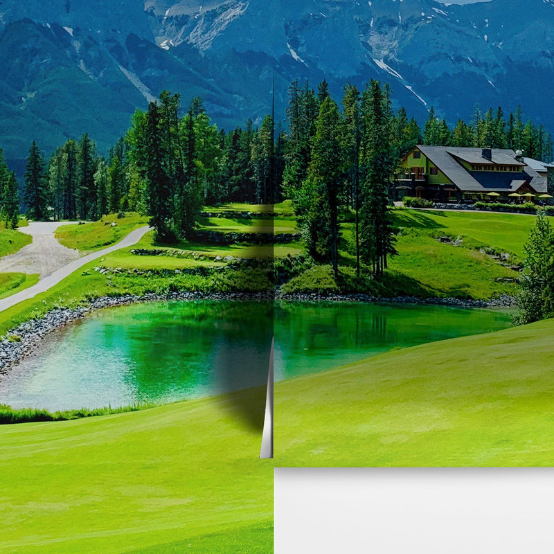 Golf Course Mountain View Wallpaper. #6767
