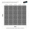 Abstract Maze Black and White Wallpaper Mural. #6739