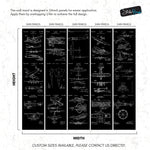 Aviation Wallpaper Mural. Featuring Military Jet and Airplane Patent Designs. #6732