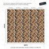 Modern Design Wooden Zigzag Panel Wallpaper Mural. #6736