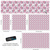 Pink Mermaid Wall Mural. Magical Cute Mermaid and Seahorse in Ocean Peel and Stick Wallpaper. #6371