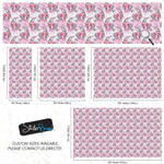 Pink Mermaid Wall Mural. Magical Cute Mermaid and Seahorse in Ocean Peel and Stick Wallpaper. #6371