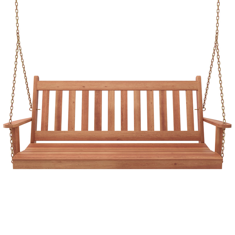 Keystone Amish Co. 4 Foot Franklin Red Cedar Porch Swing without Cupholders