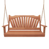 Keystone Amish Co. 6 Foot Sunburst Red Cedar Porch Swing Without Cupholders