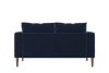 The Essential Loveseat Sectional in Recycled Velvet