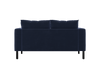 The Essential Loveseat Sectional in Recycled Velvet